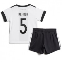 Tyskland Thilo Kehrer #5 Replika babykläder Hemmaställ Barn VM 2022 Kortärmad (+ korta byxor)